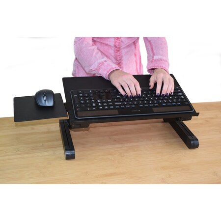 Uncaged Ergonomics Workez Keyboard Tray Adjustable Ergonomic Computer KeyboardStand, WEKTb WEKTB